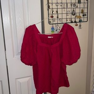 Fuschia Summer Gap Blouse